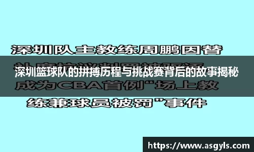 深圳篮球队的拼搏历程与挑战赛背后的故事揭秘